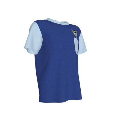 Blue Cat Pocket Pal Tee in Curious Blue