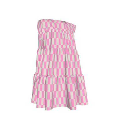 Olivia Dress in Pink Hop