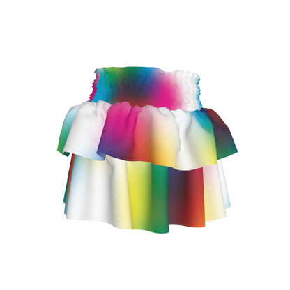BruceGlen Color Code Kid's Smocked Skirt