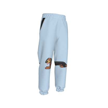 Dachshund Dash Pants in Sky Blue