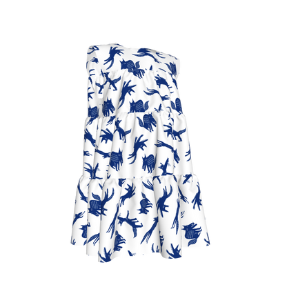 Porcelain Foxes Dress