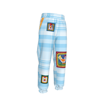 Peck-uliar Chicken Check Pants