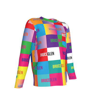 BruceGlen Logo Blocks Kid's Long Sleeve Tee
