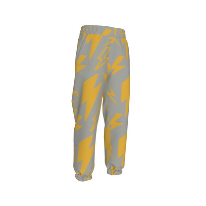 Kid's Sweatpants in Grey Super Thunder in Organic Cotton Spandex French Terry