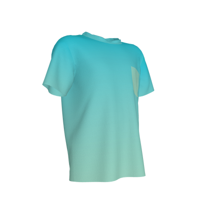 Blue Ombre Pocket T-shirt