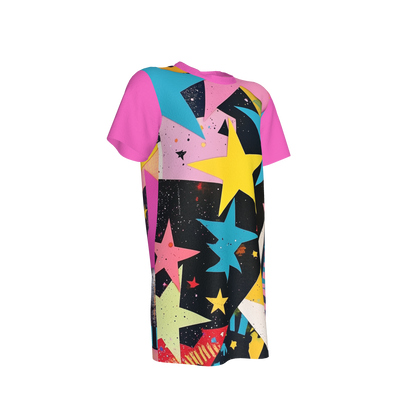 Arty Star Tee Dress