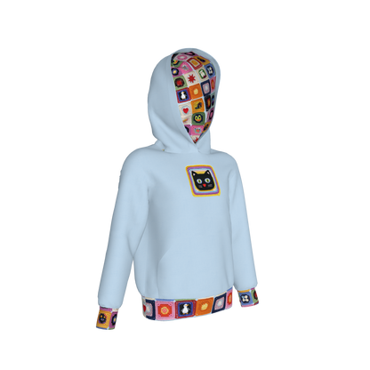 Cat Crochet Detail Hoodie