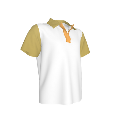White & Green Polo Shirt