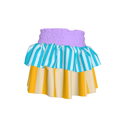 Krazy Stripe Skirt