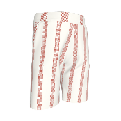 Red Stripes Shorts