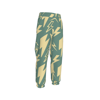 Kid's Sweatpants in Acqua Super Thunder in Organic Cotton Spandex French Terry