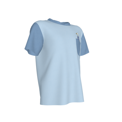 Duck Pocket Pal Tee in Easy Blue