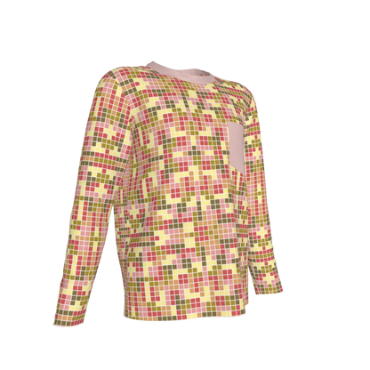 Pixels Long Sleeve Pocket T-shirt