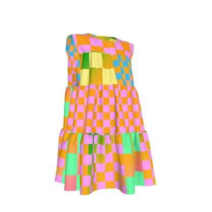 BruceGlen Psycheck Tiered Dress