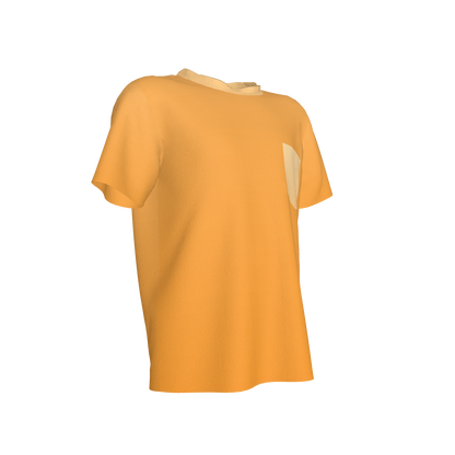 Orange Ombre Pocket T-shirt