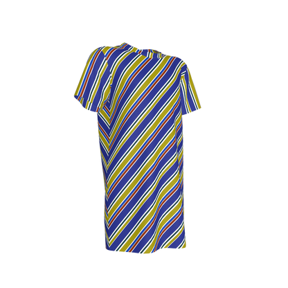 Melanie Dress in Kali Stripe