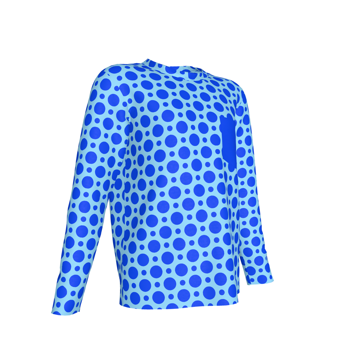 Heath Pocket Tee in Blue Circle