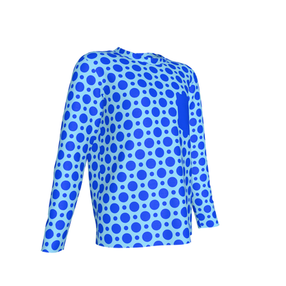 Heath Pocket Tee in Blue Circle