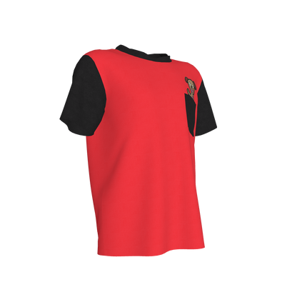 Puppy Pocket Pal Tee in Poppy