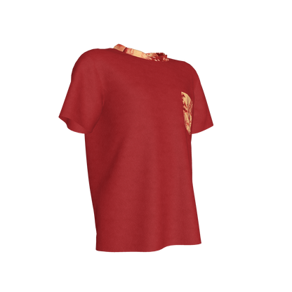 Red Adventure Deer Pocket Tee