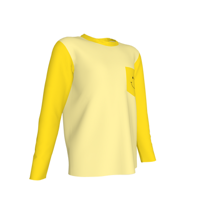 Happy Long Sleeve Pocket T-Shirt