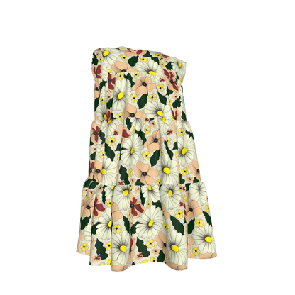 Kid's Ruffle Dress With Lining in Ma Jong Floral